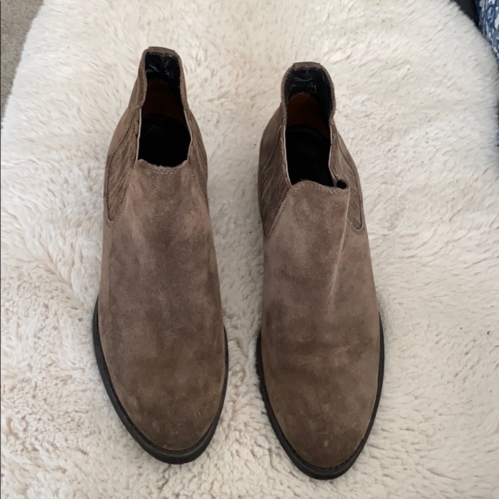 Paul Green Suede Booties, Size 10 - Picture 5 of 7
